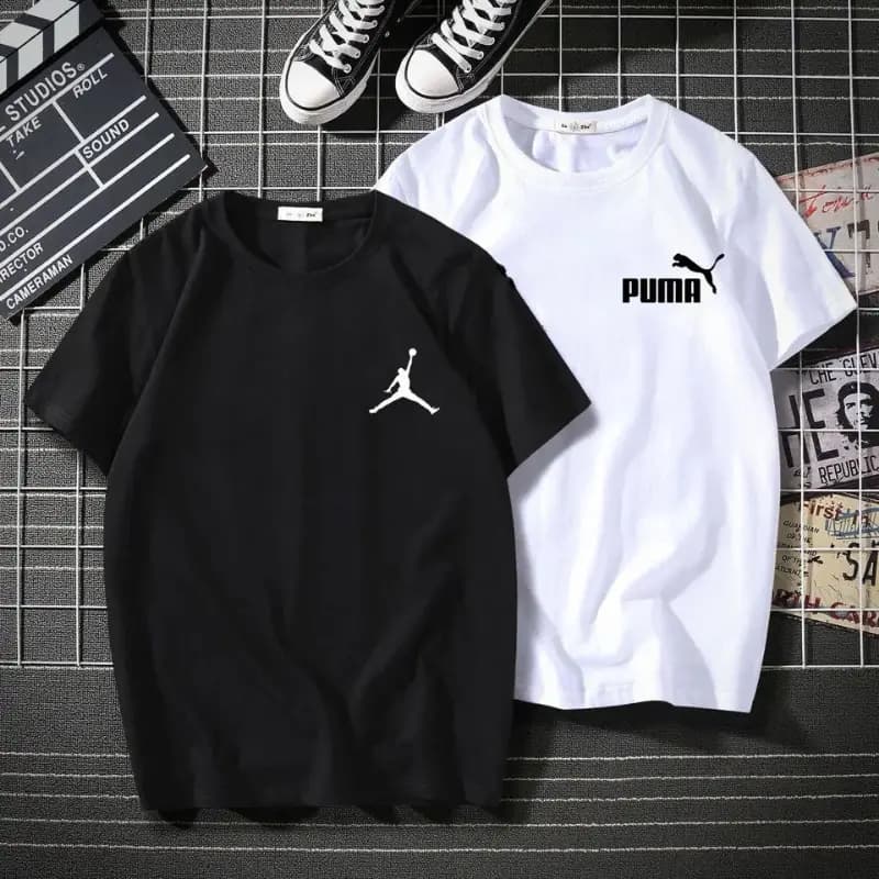 Pack Of 2 Printed T-Shirt Premium Quality Fabric T-Shirt For Men