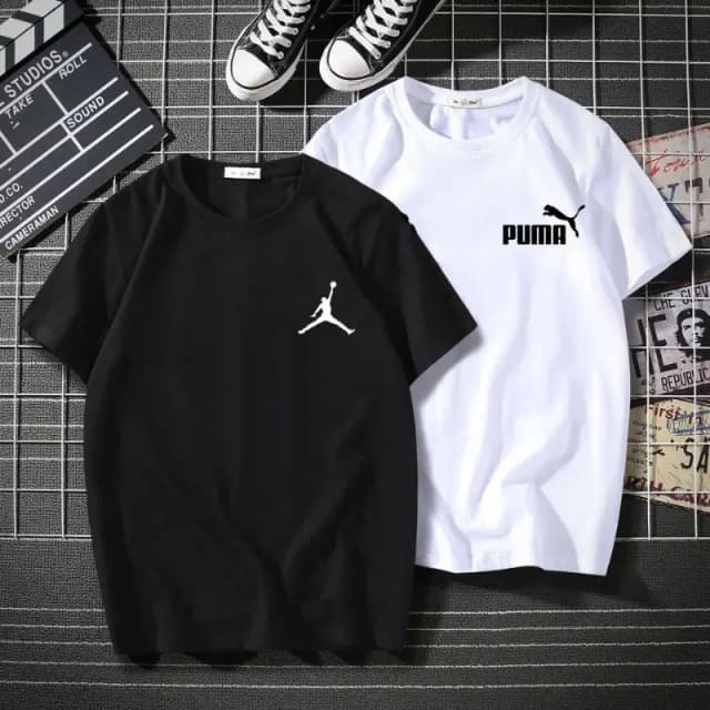 Pack Of 2 Printed T-Shirt Premium Quality Fabric T-Shirt For Men