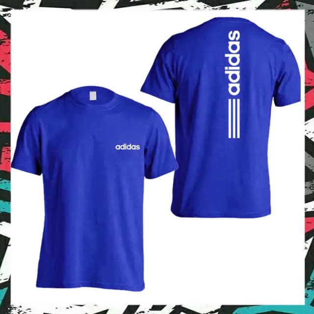 Multicolor Adidas Printed Permium Quality T-Shirt For Men