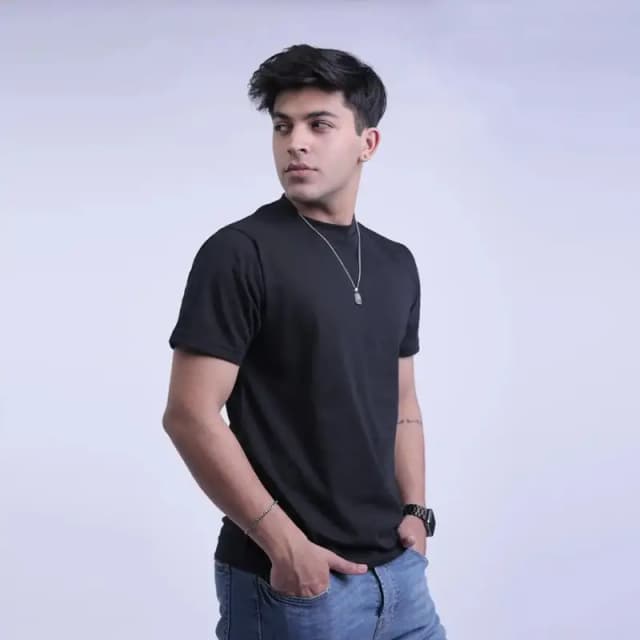 Basic T-Shirt For Men Black