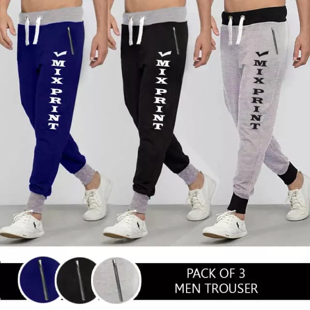 Pack of 3 Hot Summer Stylish Different Printed Trouser For Men