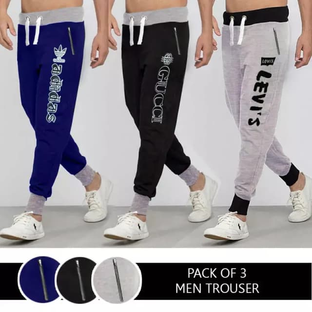 Pack of 3 Hot Summer Stylish Different Printed Trouser For Men
