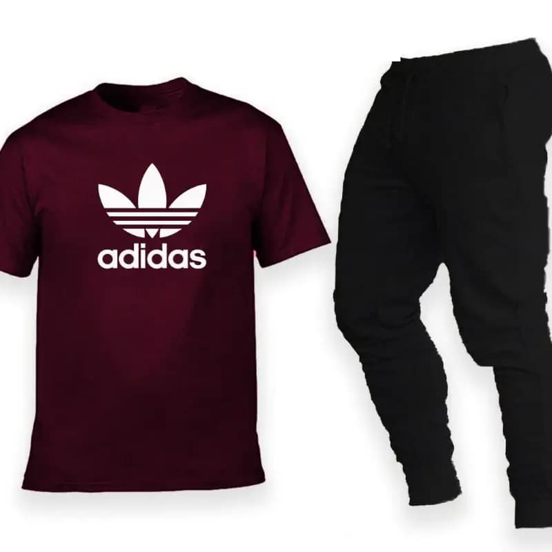 Basic Tracksuit Multicolors TShirt Trouser For Men