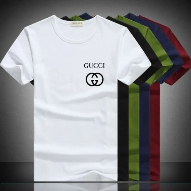 Pack Of 5 Gucci Logo Printed T-Shirt For Men