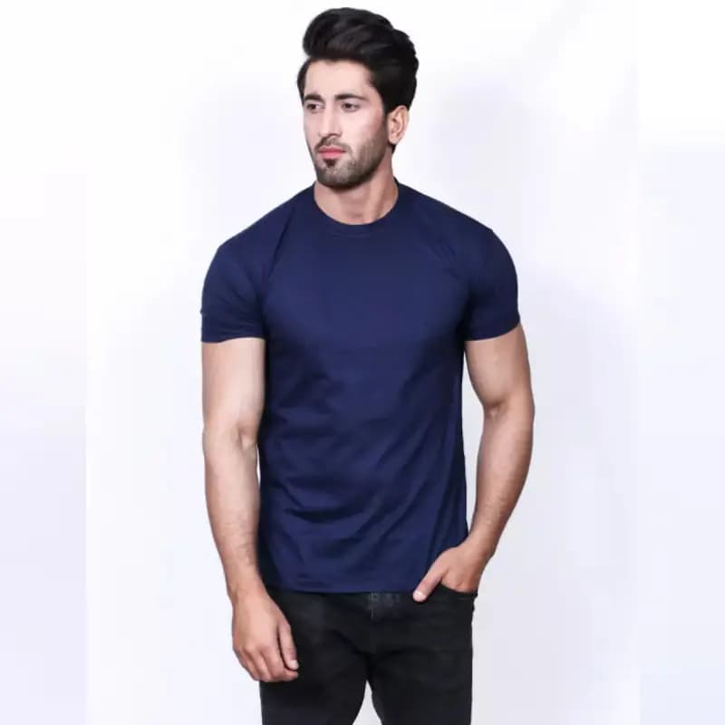 Basic Premium Quality Round Neck T-Shirt For Men