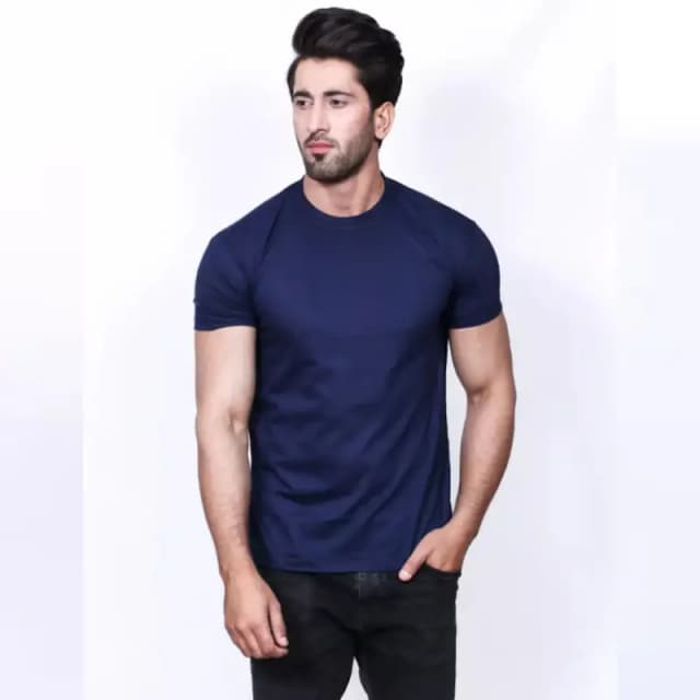 Basic Premium Quality Round Neck T-Shirt For Men
