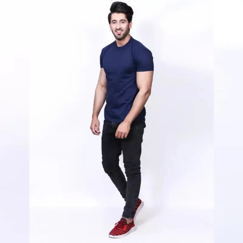 Basic Premium Quality Round Neck T-Shirt For Men