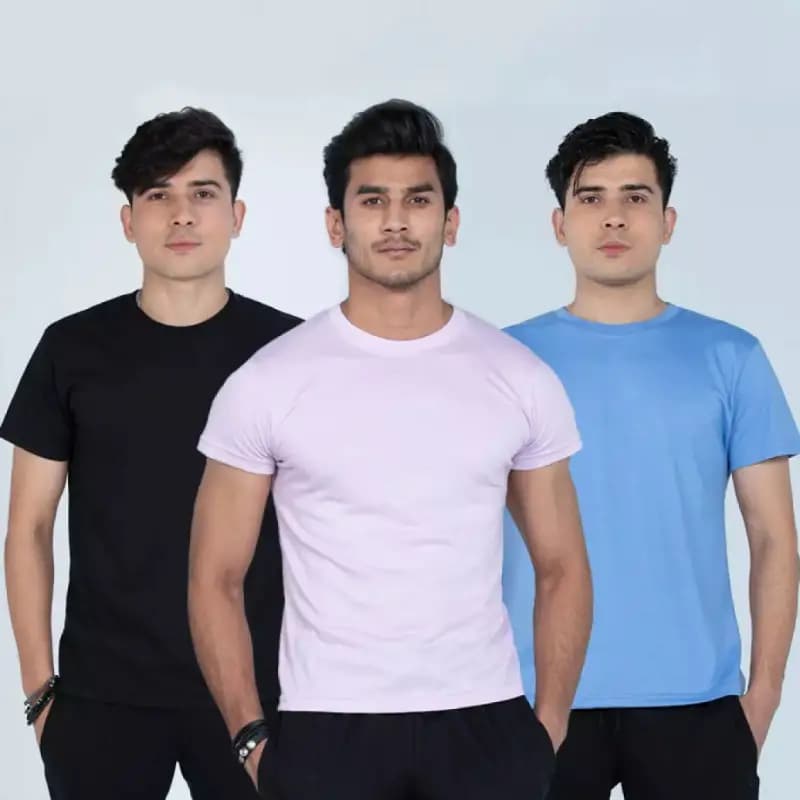 Pack Of 3 Basic T-Shirt For Men
