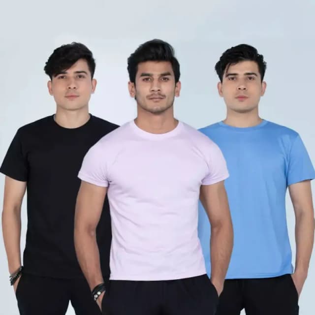 Pack Of 3 Basic T-Shirt For Men