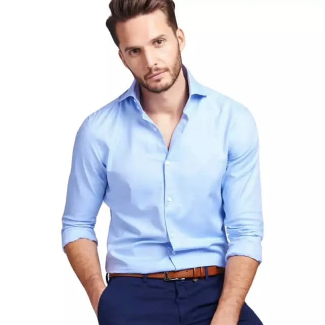 Formal Dress Shirts for Men Premium Sky Blue