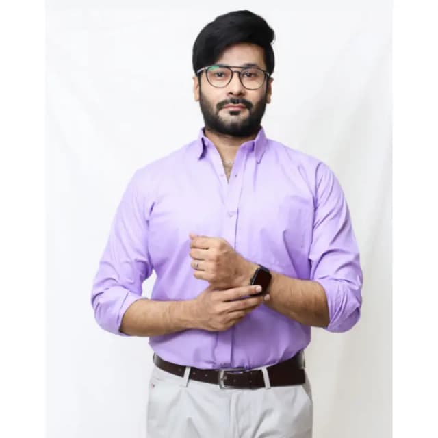 Formal Dress Shirts for Men Premium Parple