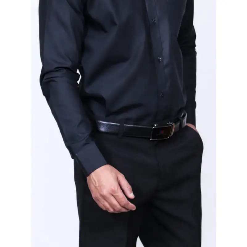Formal Dress Shirts for Men Premium Black