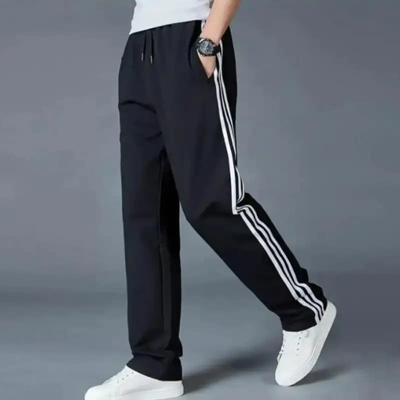 Black Trousers For Men Summer Season Sport Gym Trouser